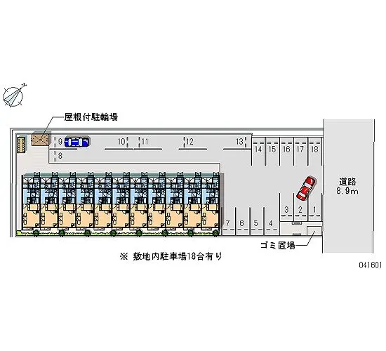 ★手数料０円★鈴鹿市磯山２丁目　月極駐車場（LP）